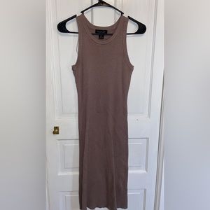 Rachel Zoe, Size Small, form fitting, light brown dress